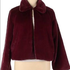 Brand NEW - A New Day faux fur jacket